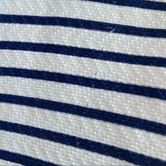 Blue Anthropologie A'hoy Striped Small Short Casual Dress - Picture 9 of 11